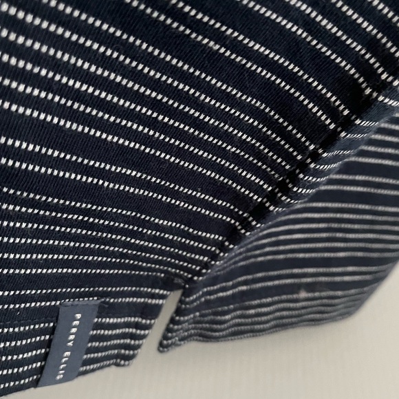 Perry Ellis 100% Cotton Short Sleeve Knitted Stripe Polo sz XXL - Picture 10 of 15